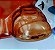 Cabeça de batata jarra grande com as pontas dos pes danificadas contendo um casal de cabeça de batata e uma mini.batata - Imagem 8