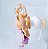 Mini toddler Rapunzel  9 cm e cavalo.Maximus 11 cm do Enrolados Disney - Imagem 2
