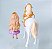 Mini toddler Rapunzel  9 cm e cavalo.Maximus 11 cm do Enrolados Disney - Imagem 3