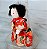 Mini boneca japonesa de quimono de gofun ou Papier machê, feita no Japão, 5 cm - Imagem 4
