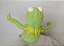 Mini pelúcia estrutura de arame posavel caco sapo / Kermit do Muppet show Jim Henson.  Cm - Imagem 4