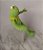 Mini pelúcia estrutura de arame posavel caco sapo / Kermit do Muppet show Jim Henson.  Cm - Imagem 3