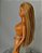 Sucata Barbie butterfly art 1998, face Bob Mackie, cabelo frisado, tatuada - Imagem 5