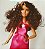 Barbie fashionista #24 crazy for coral  ,petite, 27 cm Usada - Imagem 2
