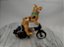 Scooby-Doo de borracha , 11 cm de altura, na bicicleta BMX incompleta, Hanna Barbera 1996 - Imagem 3