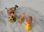 Miniatura Disney , playset 5 personagens do Rei Leão , 4 a 6 cm usado - Imagem 7