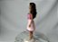 Barbie Afro descendente vestido rosa detalhes cor de vinho curto ,usada - Imagem 6