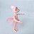 Mini boneca Angelina Bailarina articulada 8 cm, usada - Imagem 5