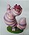 Miniatura Disney gato sorridente / Cheshire cat de Alice no.pais das maravilhas, cauda colada, 7 cm - Imagem 1