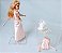 Barbie princesa Annelise, 15 cm, cabelo cortado,  mini kingdom Mattel 2005, com 4 mudas roupa - Imagem 5