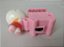 Miniatura plástica Hello.Kitty vendedora de pipoca, promoção Lacta 2014, 5 cm altura - Imagem 4