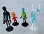 Playset 4 figuras de vinil estáticas dos Incríveis Disney /pixar; Gelado, Voyd, Flecha e Hipnotizador 5 a 8cm de altura - Imagem 3
