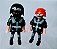 Playmobil, 2 policiais, usados - Imagem 1
