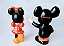 Bonecos de vinil estático Mickey ( cofre) e Minnie, Aprox. 15 cm - Imagem 3