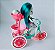 Boneca Enchantimals tartaruga Taylee 17 cm e pet no triciclo, Mattel 2017, usada - Imagem 1