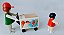 Playmobil Trol /Geobra 1981 sorveteira com carrinho e menina, usados - Imagem 3