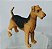 Miniatura de vinil estática Procon de cachorro Airdale terrier, 7,5 cm comprimento - Imagem 3