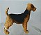 Miniatura de vinil estática Procon de cachorro Airdale terrier, 7,5 cm comprimento - Imagem 6