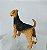 Miniatura de vinil estática Procon de cachorro Airdale terrier, 7,5 cm comprimento - Imagem 4