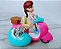 Polly pocket (5cm) Scooter com pet, 8cm comprimento usado - Imagem 1
