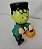 Mini.boneco Charlie Brown Frankenstein para festa Halloween Just play, 9.cm - Imagem 2