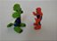 Homem.aranha 6,5 cm  e vilão lagarto  7,5 cm coleção Marvel Super hero squad Hasbro  usados, - Imagem 7