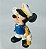 Miniatura Disney Bullyland Alemanha de capitão  Mickey com telescópio 7 cm usada - Imagem 3