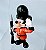 Miniatura Disney Bullyland Alemanha de Guarda Real Mickey 8 cm usada - Imagem 2