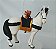 Miniatura Disney cavalo Sansao  do Príncipe Phillip da Bela Adormecida  11x9 cm comprimento - Imagem 1