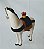 Miniatura Disney cavalo Sansao  do Príncipe Phillip da Bela Adormecida  11x9 cm comprimento - Imagem 3