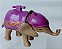 Playmobil 4235, somente elefante acessorio roxo, usado - Imagem 2