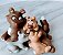 Miniatura família de cachorros coleção Animais da fazenda planeta de Agostini, 9cm de comprimento 5,5 cm de altura,usada - Imagem 1