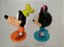 Bonecos Disney bobblehead Pateta e Minnie, promocionais Cartões Visa 2003, 7 cm - Imagem 2