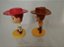 Bonecos Disney bobblehead  Woody e Jessie do Toy Story, promocionais Cartões Visa 2003, 7 cm - Imagem 2