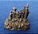 Souvenir miniatura de metal (possível estanho) do castelo Neuschwanstein, 3 cm - Imagem 3