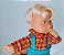 Boneco bem me quer louro Estrela anos 80/90 , 12 cm - Imagem 3
