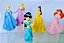 Miniatura princesas Disney de 5 cm, lote de 5 variadas de vinil sólido - Imagem 1