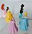 Miniatura princesas Disney de 5 cm, lote de 5 variadas de vinil sólido - Imagem 5