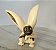 Miniatura Momo do Avatar the last air bender Viacom Mattel 2006, falta cauda, 6 cm - Imagem 1