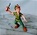 Miniatura Disney Bullyland Peter Pan 7cm - Imagem 1