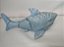 Imaginext, tubarão azul com mandíbula articulada, usado, 23 cm, usado - Imagem 5