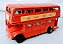 Miniatura de metal onibus Double decker vermelho de Londres, destino Picadilly cirbbcus 12 cm, usado - Imagem 4