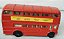 Miniatura de metal onibus Double decker vermelho de Londres, destino Picadilly cirbbcus 12 cm, usado - Imagem 5