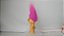 Boneco Troll de vinil marca Russ 13 cm+7 cm de cabelo, um pé danificado - Imagem 4