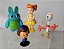 Miniatura  4 personagens (garfinho, Gabby Gabby, Bunny e mrs Giggle Dimple) 4 a 6,5 cm, Toy story 4 Disney Pixar 2019 - Imagem 1