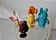 Miniatura  4 personagens (garfinho, Gabby Gabby, Bunny e mrs Giggle Dimple) 4 a 6,5 cm, Toy story 4 Disney Pixar 2019 - Imagem 3