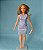 Barbie fashionista curvy loura com frente trançada - Imagem 1