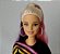 Barbie penteado cabelos arco Iris Mattel 2015 usada - Imagem 3