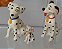 Miniatura Disney, lote de 7 cachorros  (3 articulados, outros estaticos) dos 101 dálmatas -3 a 8 cm - Imagem 2