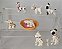 Miniatura Disney, lote de 7 cachorros  (3 articulados, outros estaticos) dos 101 dálmatas -3 a 8 cm - Imagem 5